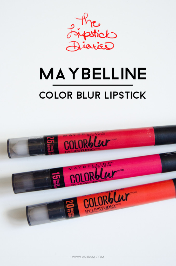 The Lipstick Diaries: Maybelline Color Blur Lipstick