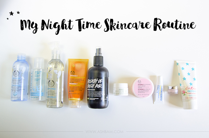 My Current Night Time Skincare Routine