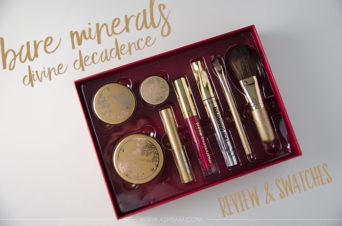 Bare Minerals Divine Decadence Holiday Collection – Review & Swatches