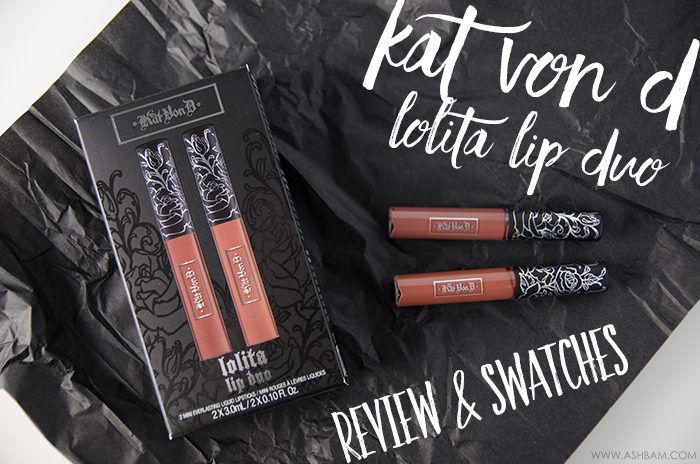 Kat Von D Lolita Lip Duo – Review & Swatches
