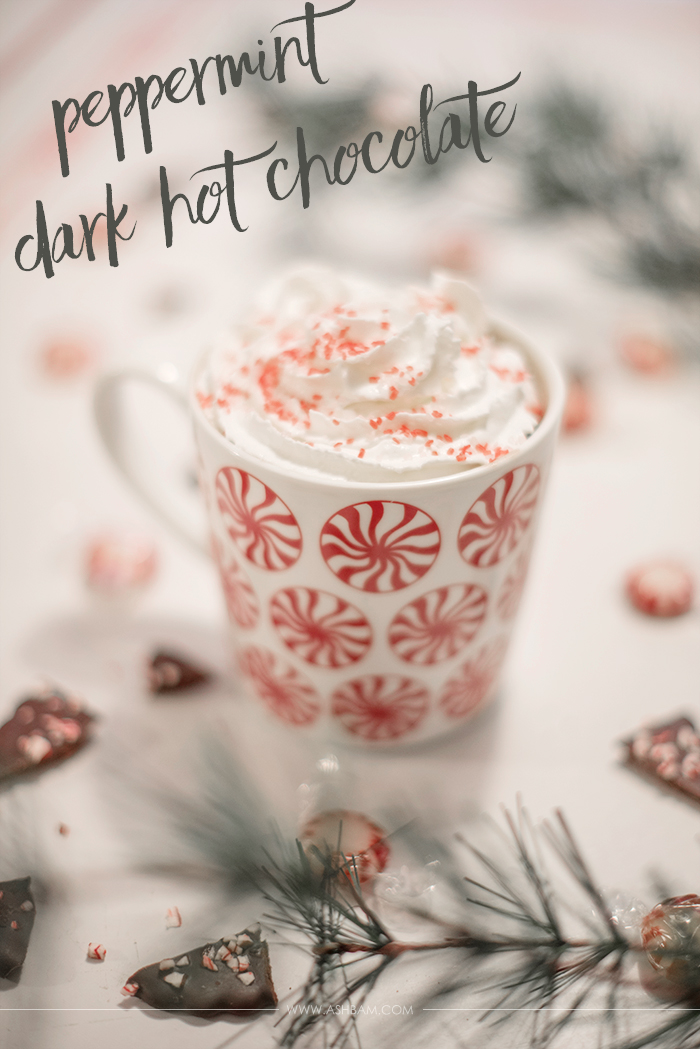 Peppermint Dark Hot Chocolate Recipe