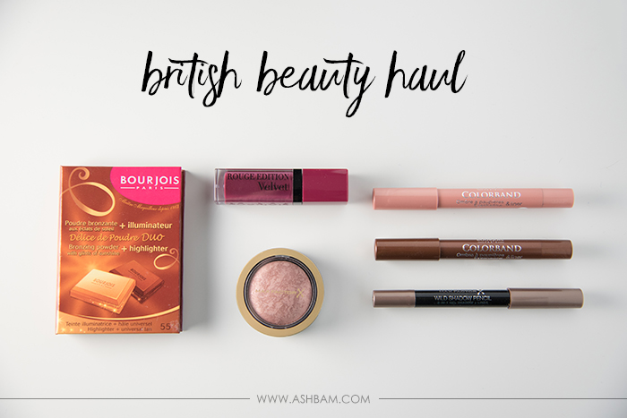 British Beauty Haul