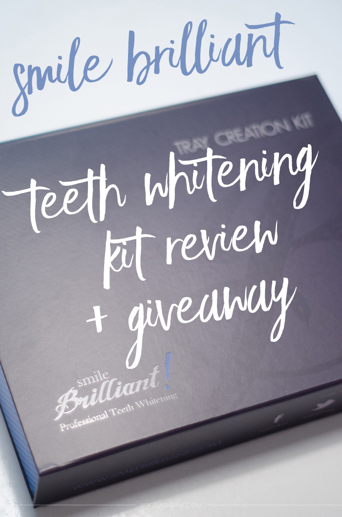 Smile Brilliant Professional Teeth Whitening Kit - Review & Giveaway