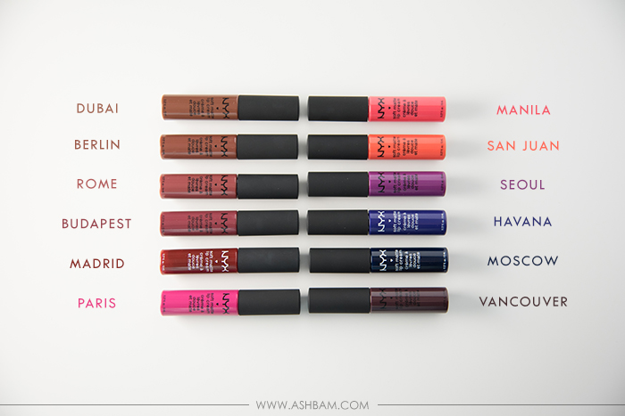 New NYX Soft Matte Lip Cream Shades - Review & Swatches - ashbam