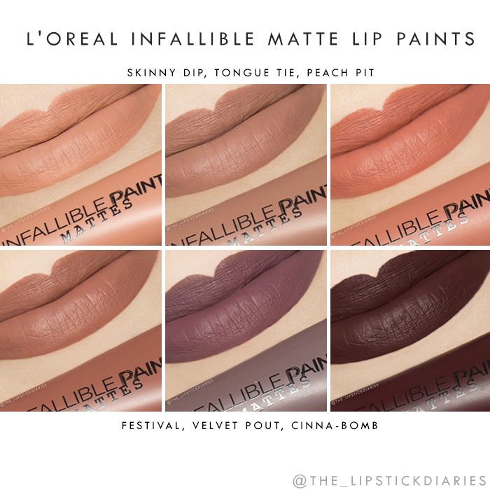 L'Oreal Matte Lip Paints